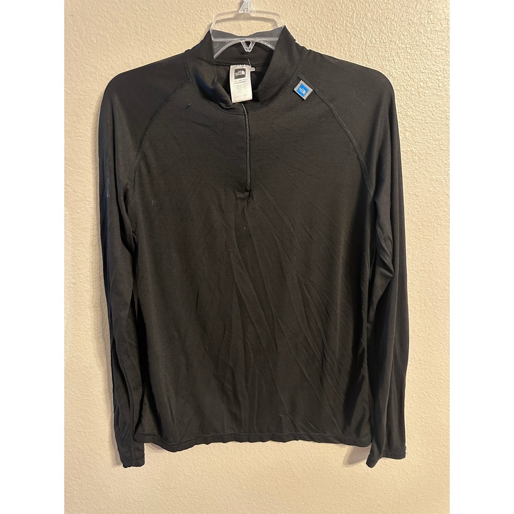 The North Face Womens XL FlashDry Long Sleeve 1/4 Zip Pullover Top
